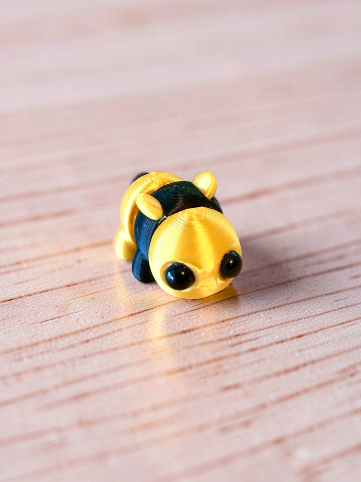 3D Printed Articulated Bumble Bees (3 styles)
