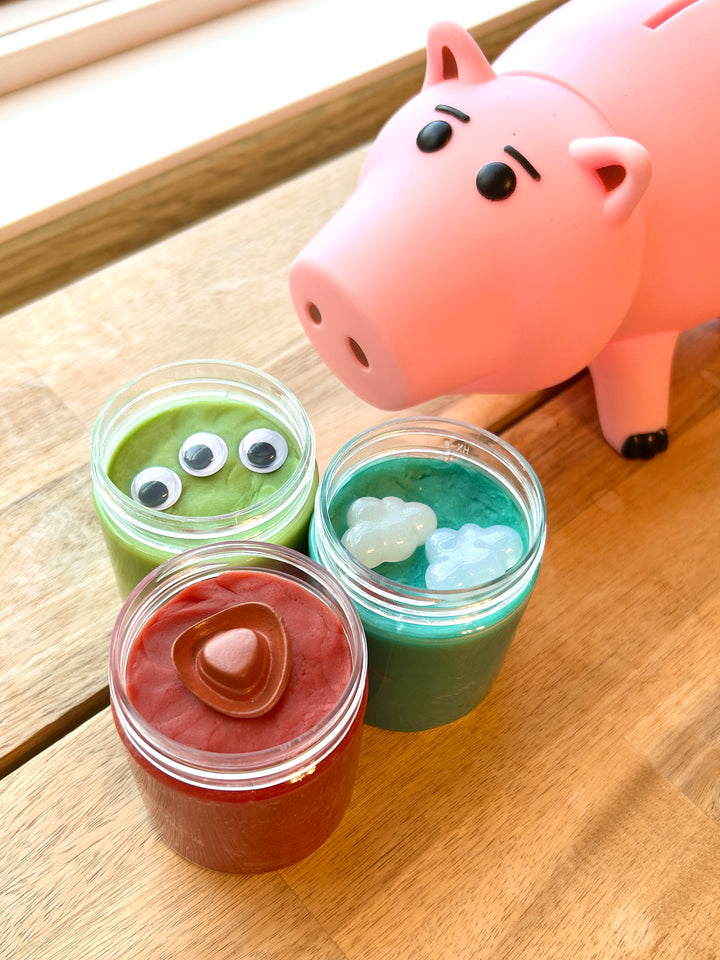 Cowboys &amp; Cosmos Playdough Set | Homemade Playdough | Unscented (4oz. X3)