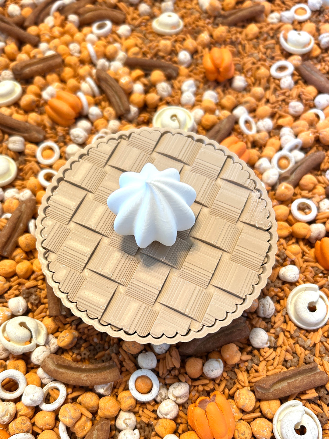 Small Pie Pan &amp; Lattice Pie Crust | Pretend Play for Kids | 3D Printed PLA