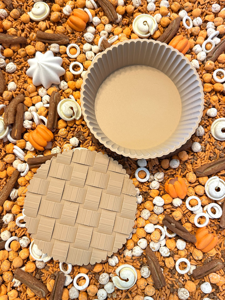 Small Pie Pan &amp; Lattice Pie Crust | Pretend Play for Kids | 3D Printed PLA