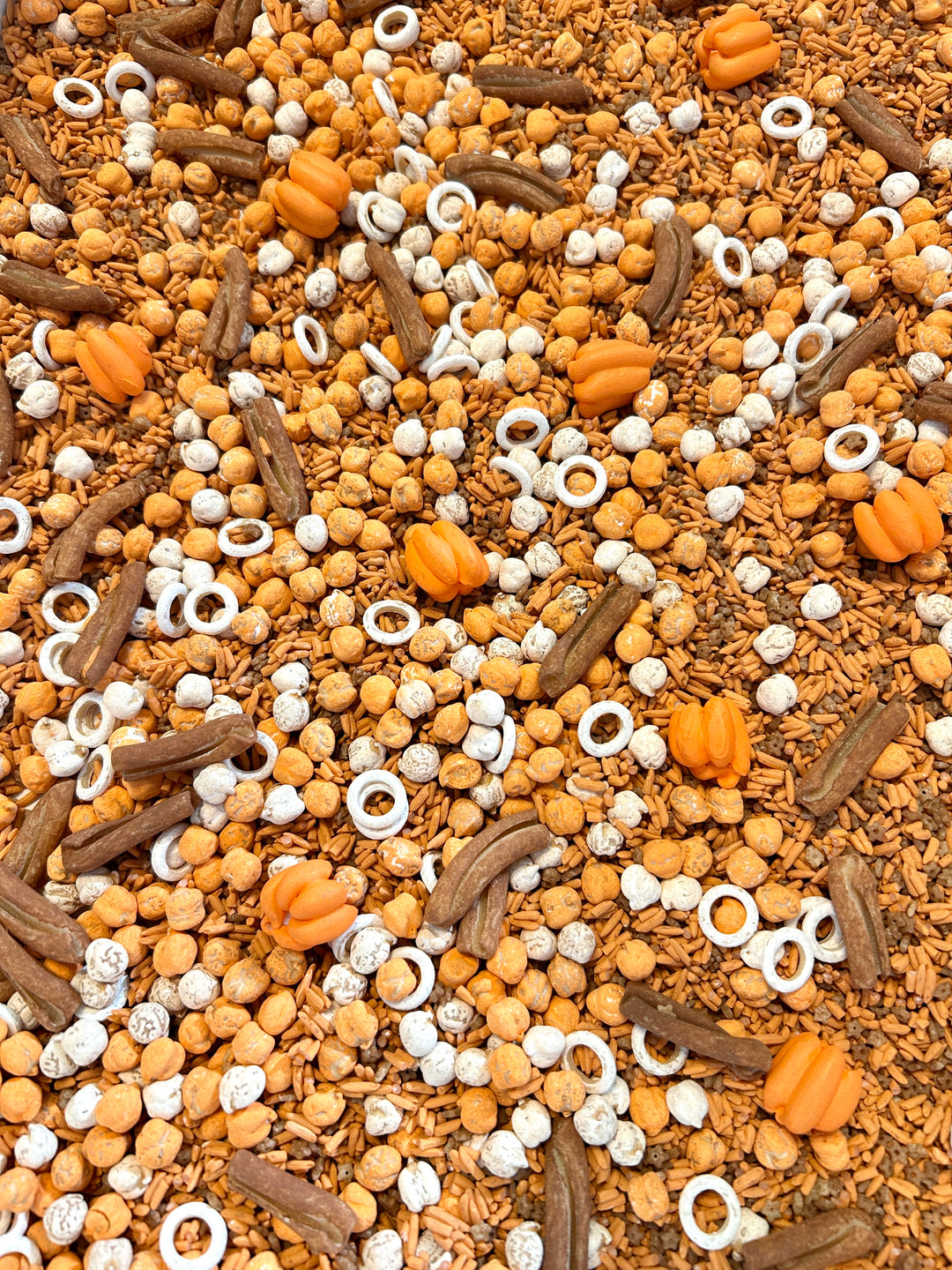 Pumpkin Pie Sensory Filler Mix | Autumn-Themed Sensory Bin Mix