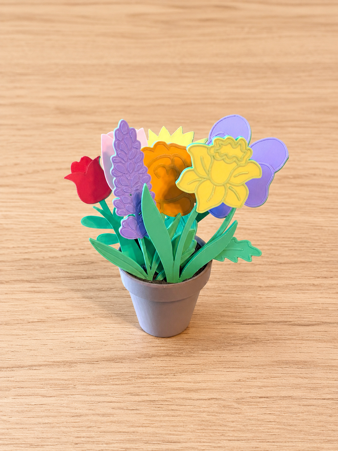 Large Flower Planting Set | 4” Flowers | Gardening Sensory Dirt