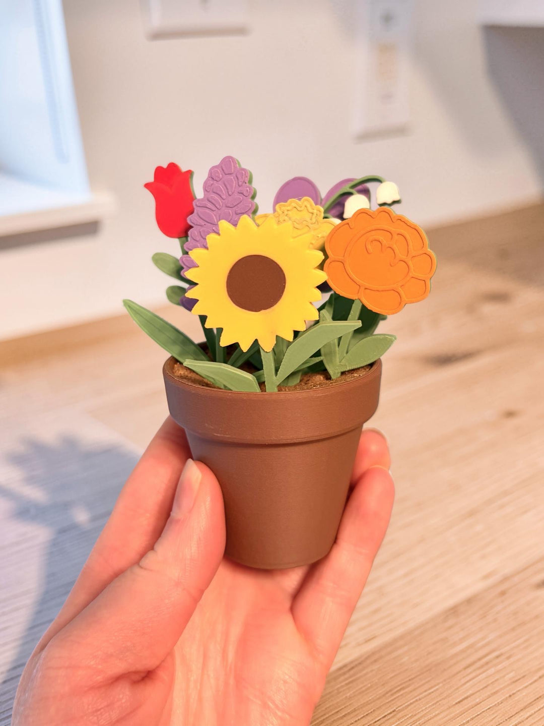 Flower Garden Planting Set | 2.5” Flowers | Sensory Dirt