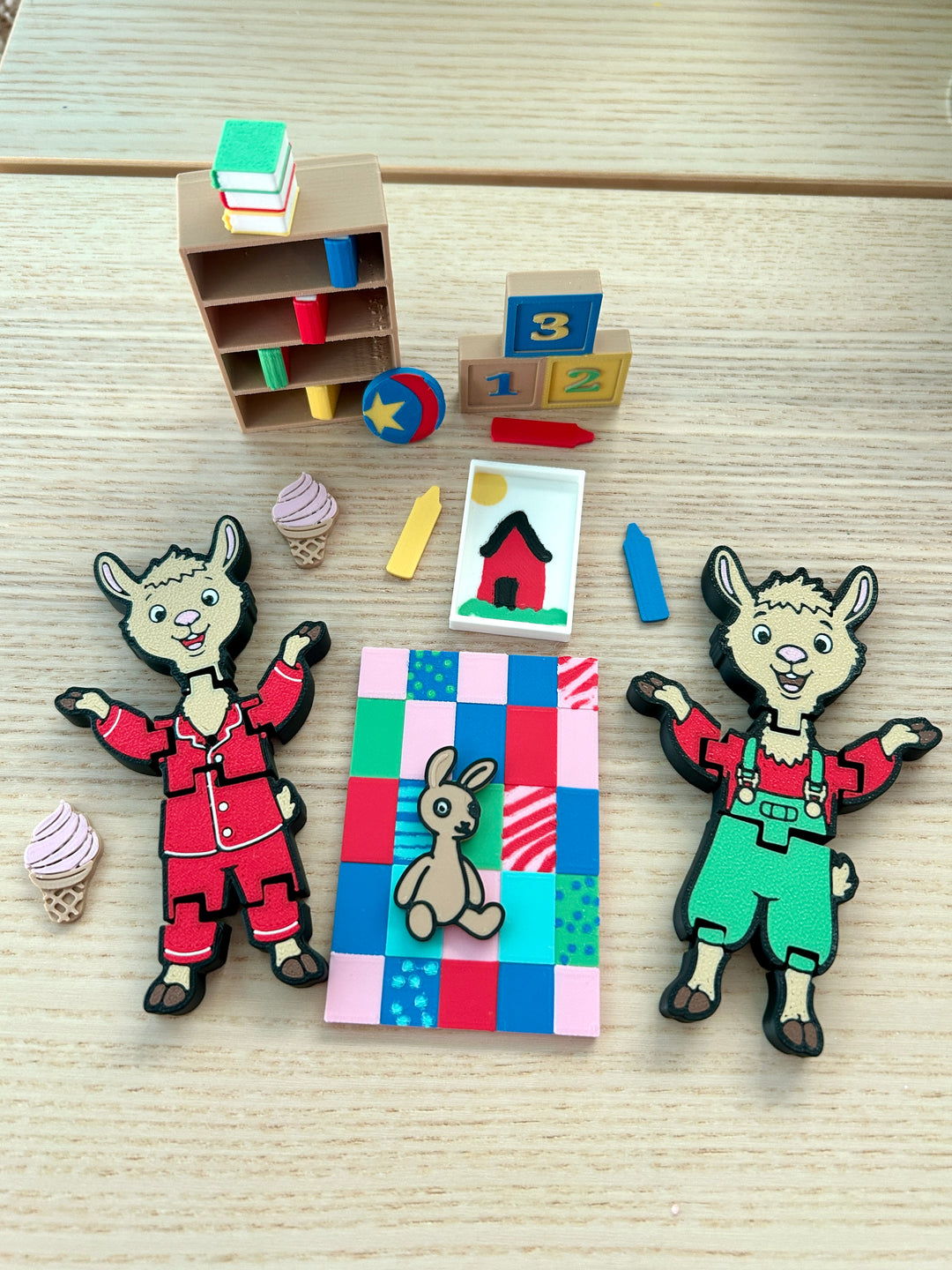 Llama Llama Themed Sensory Filler Mix | Bookish Sensory Bin
