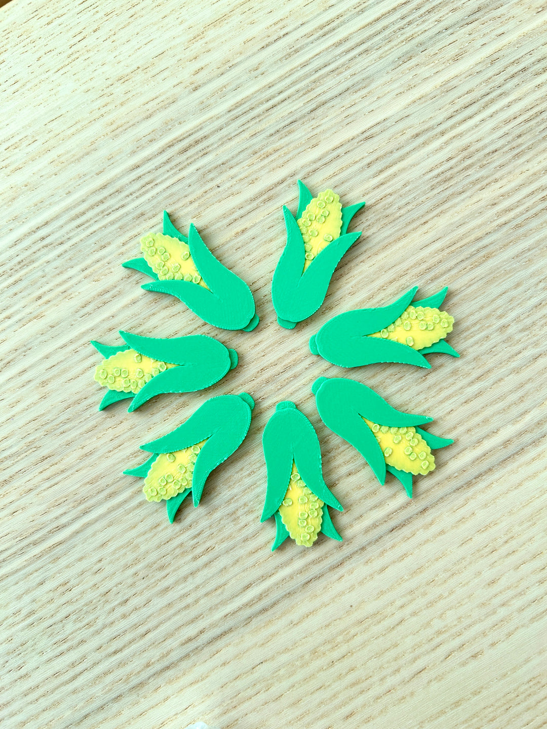 3D Printed Corn on the Cob Loose Parts (flat) | Fall Counters