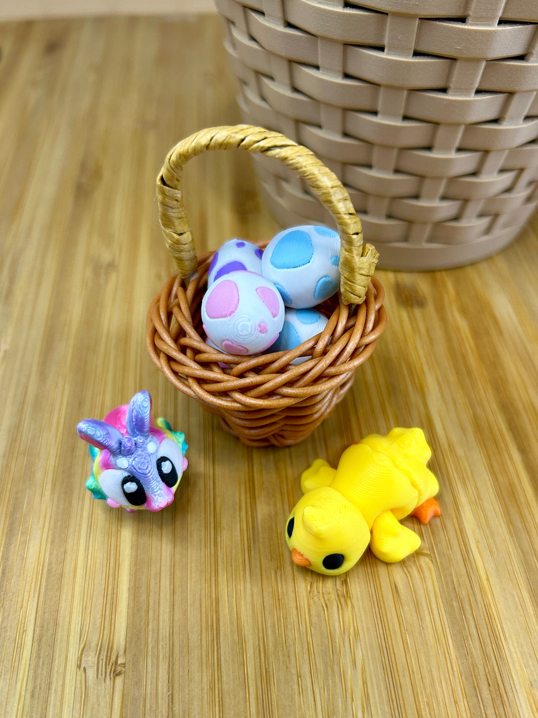 Miniature Whicker Basket | Small World Play