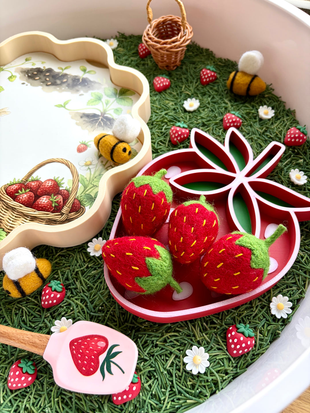 Miniature Whicker Basket | Small World Play