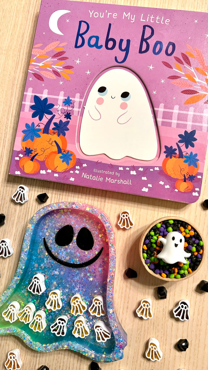 Halloween Magic Couscous Sensory Filler Mix | Black, Green, Purple &amp; Orange