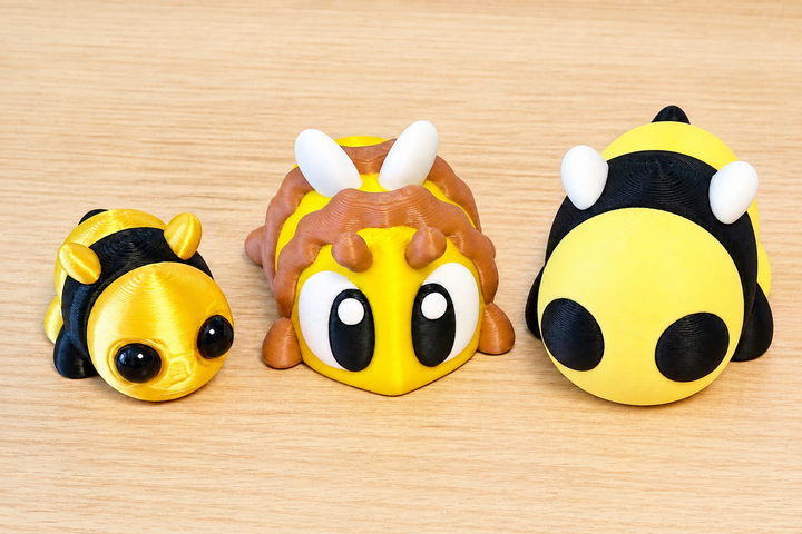 3D Printed Articulated Bumble Bees