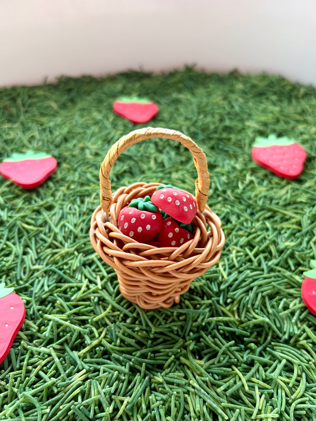 Miniature Whicker Basket | Small World Play