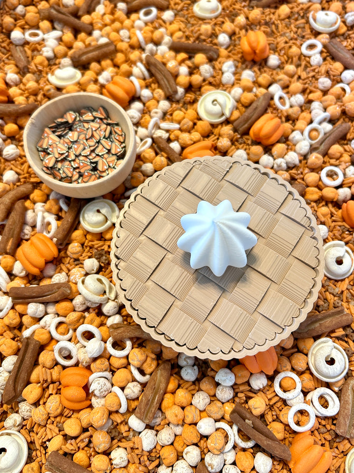 Pumpkin Pie Sensory Filler Mix | Autumn-Themed Sensory Bin Mix