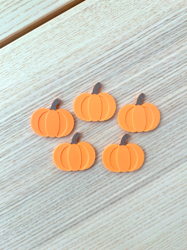3D Printed Pumpkin Loose Parts (flat) | Fall Counters