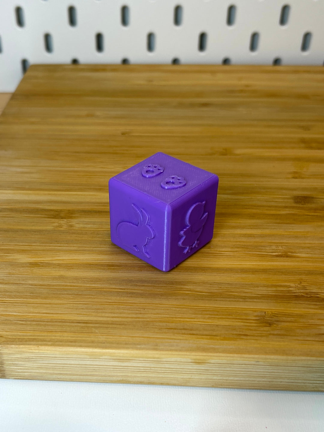 Easter: Egg, Bunny, Chick | 3D Printed Texture Stamper Cube  | Playdough Tool | Eco-Friendly PLA