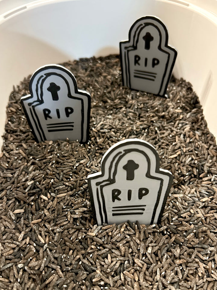 The Haunted Graveyard Sensory Filler | Halloween Blood &amp; Bones Mix