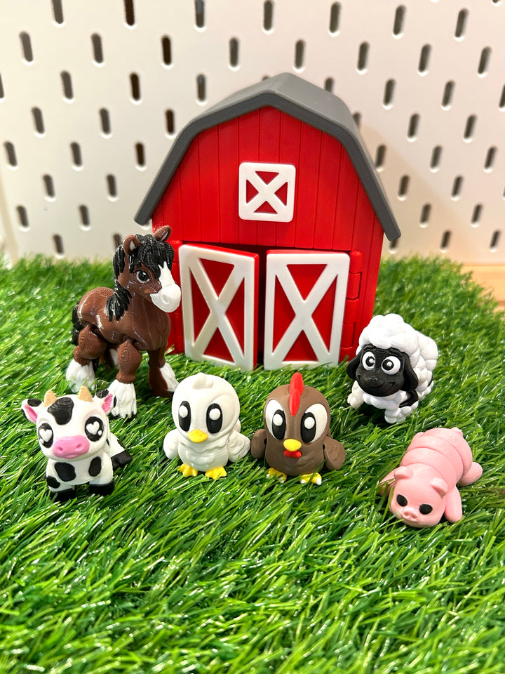 3D Printed Articulated Baby Cow / Calf