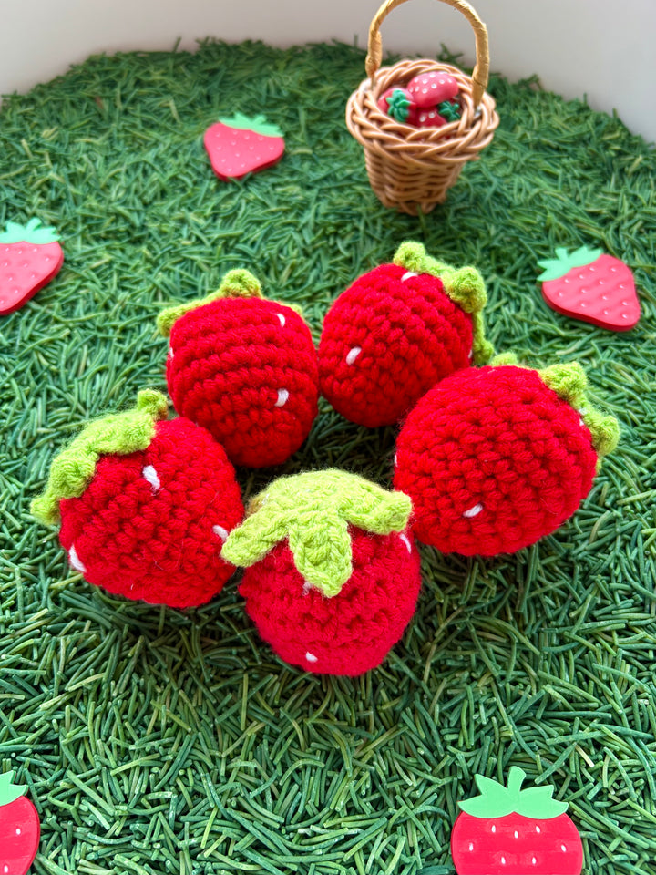 Strawberry Sensory Tray | 3D Printed Fruit Trinket Tray