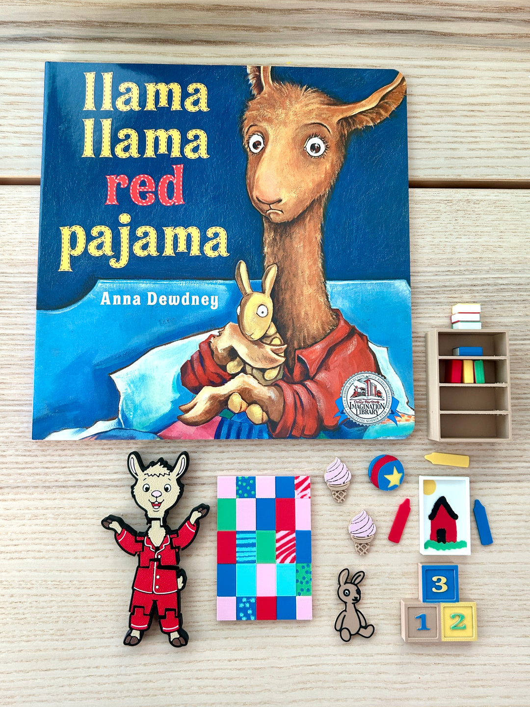 Llama Llama Themed Sensory Filler Mix | Bookish Sensory Bin