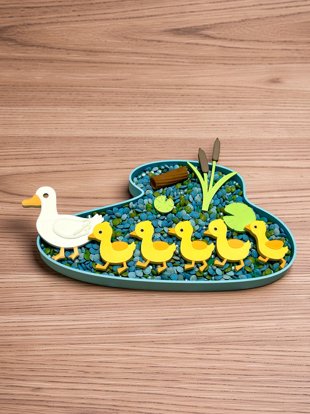 Duck Life Loose Parts | Pond Sensory Play | 3D Printed Flat Fillers | Eco-Friendly PLA