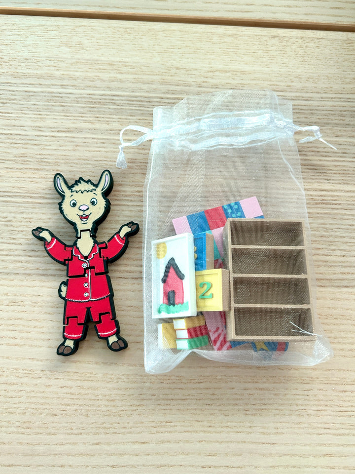 Llama Llama Themed Sensory Filler Mix | Bookish Sensory Bin