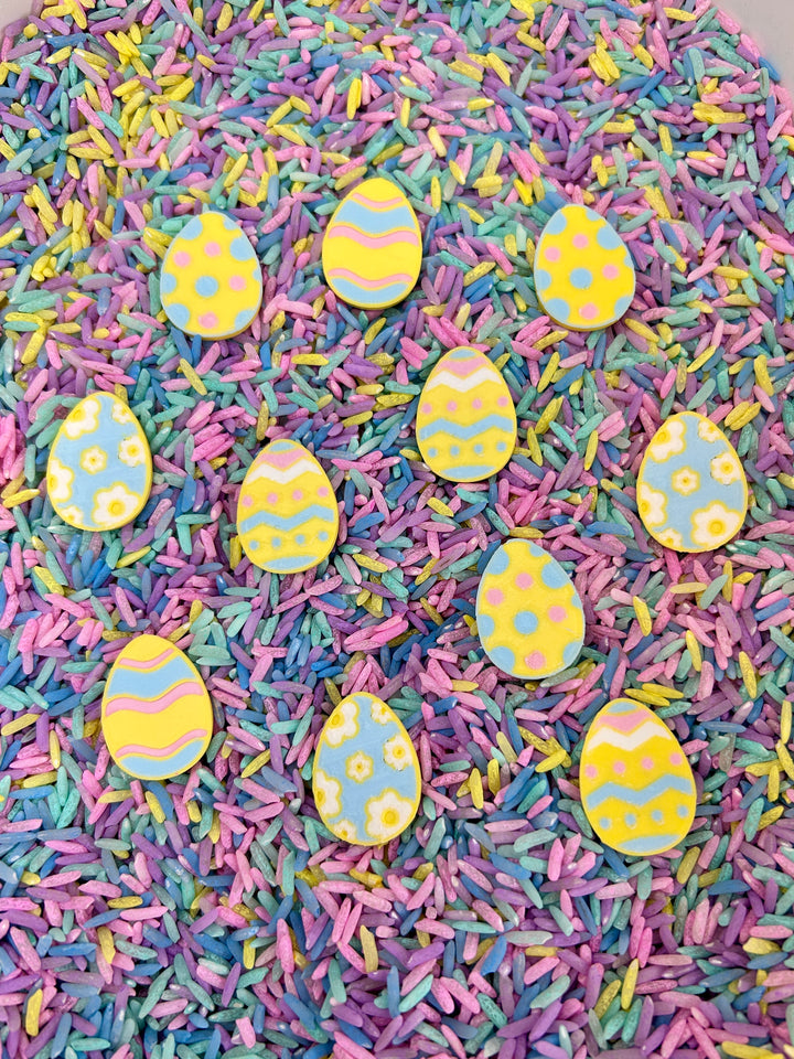 3D Printed Flat Easter Egg Loose Parts