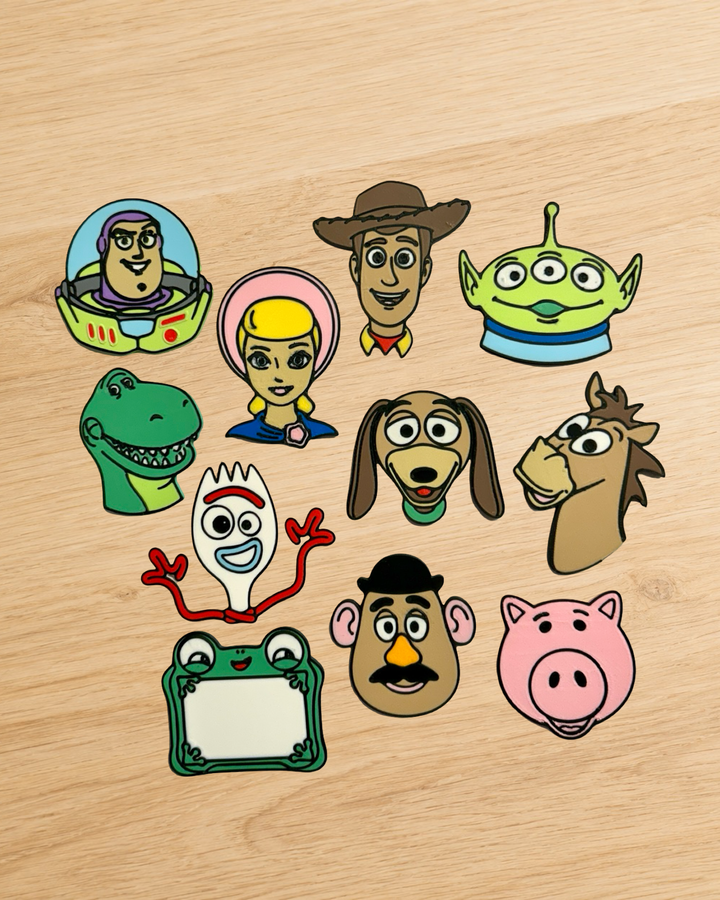 Cowboy &amp; Space Friends Character Set | Movie-Inspired Sensory Play | 3D Printed Toys