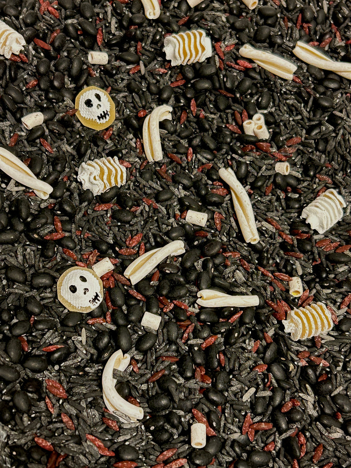 The Haunted Graveyard Sensory Filler | Halloween Blood &amp; Bones Mix