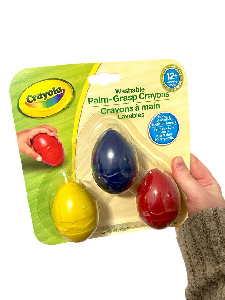 Crayola Washable Palm-Grasp Crayons (3-pack)