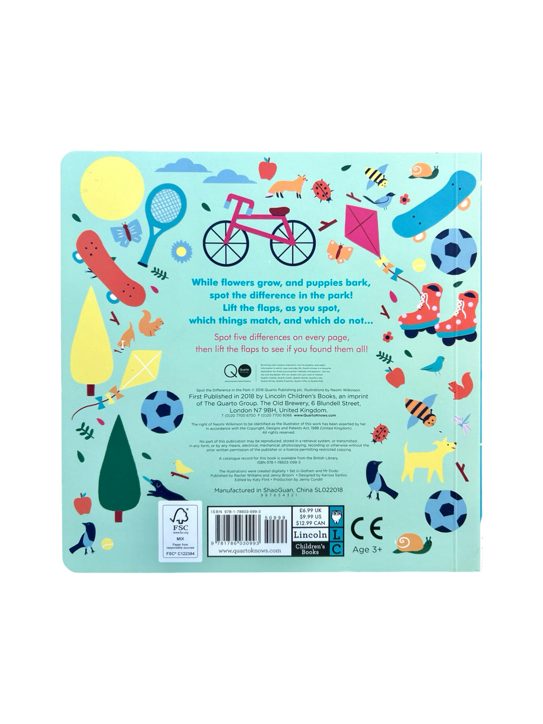 Spot the Difference in the Park (Lift-The-Flap Book)