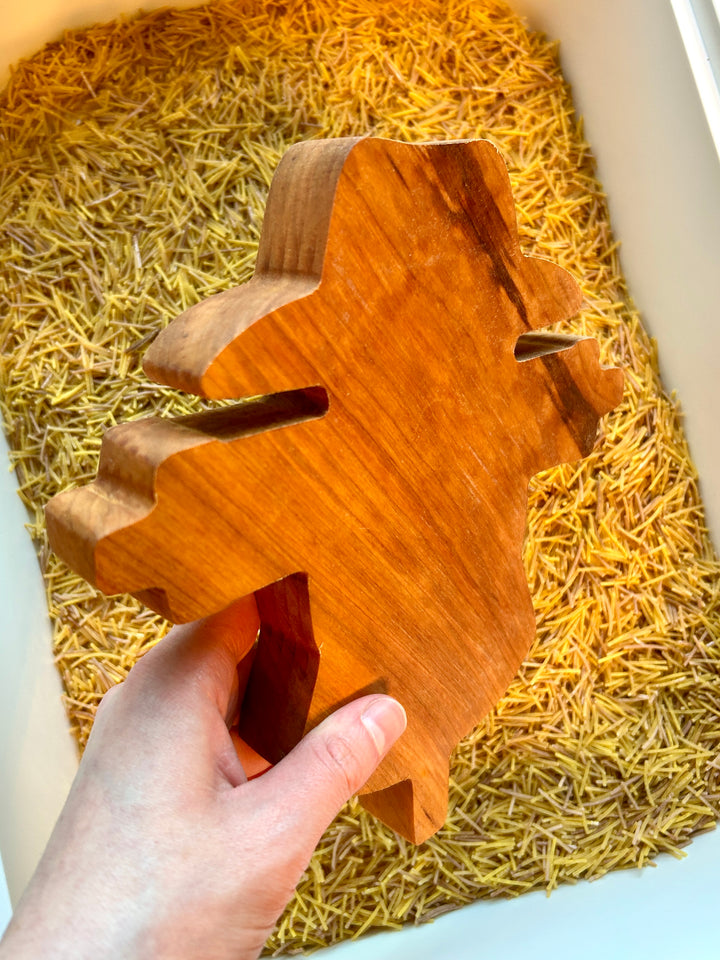 Scarecrow Tray | Handcrafted Cherry Wood | ArborCraft Wood