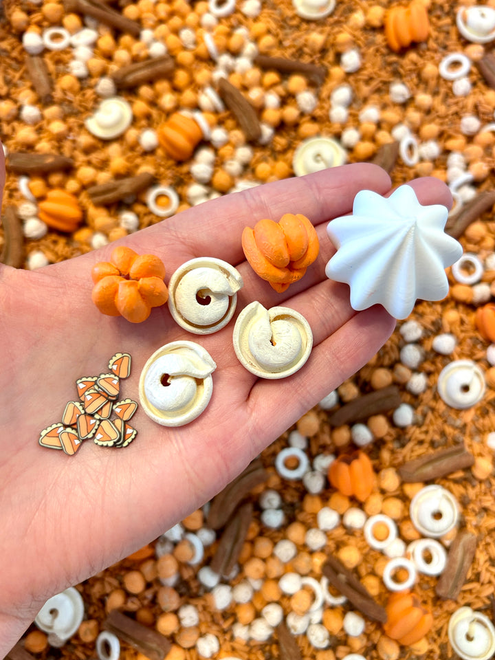 Pumpkin Pie Sensory Filler Mix | Autumn-Themed Sensory Bin Mix