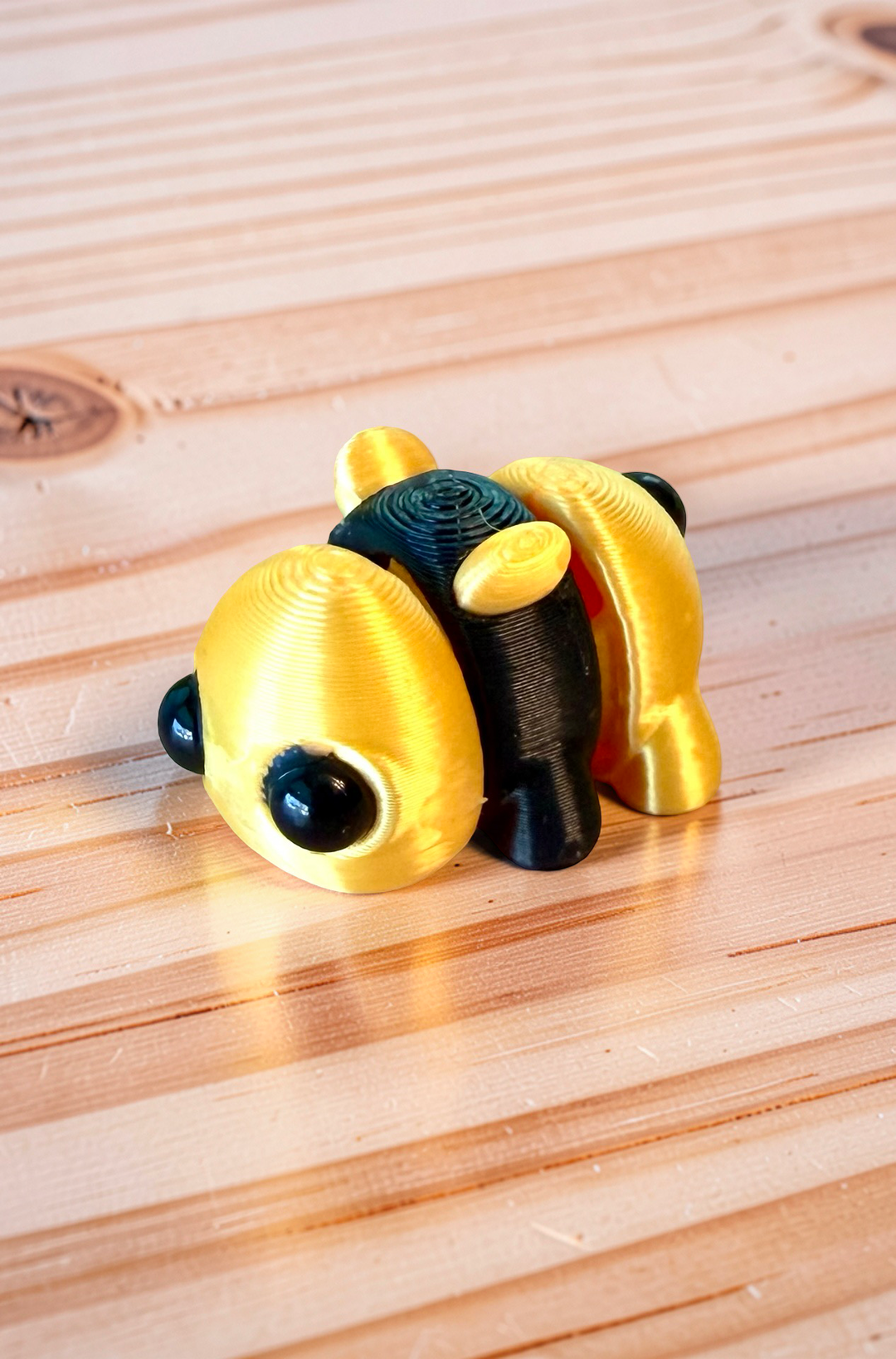 3D Printed Articulated Bumble Bees (3 styles)