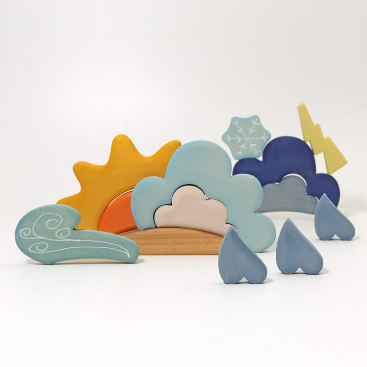 Grimm’s Building Set Weather 13pcs | Pre-Loved Toys