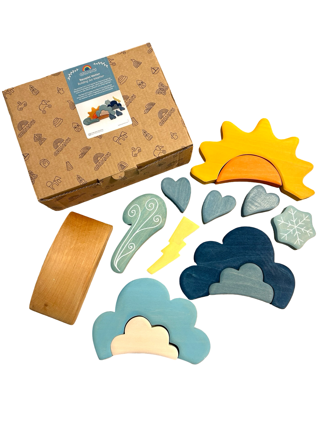 Grimm’s Building Set Weather 13pcs | Pre-Loved Toys