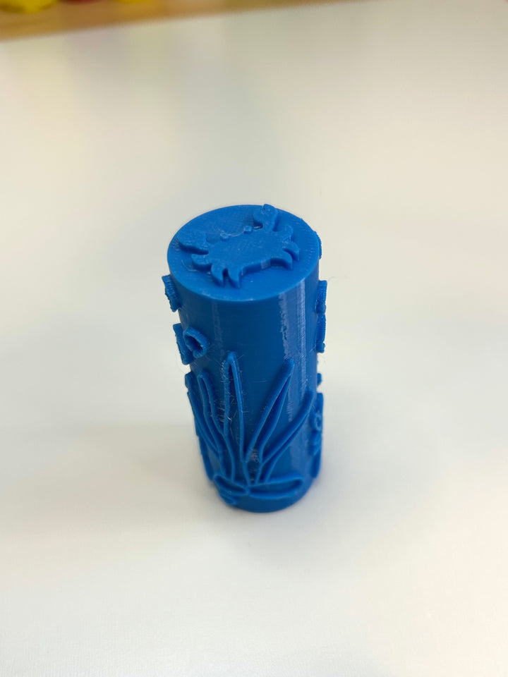 Under the Sea | Ocean-Themed | 3D Printed Texture Roller | Playdough Tool | Eco-Friendly PLA