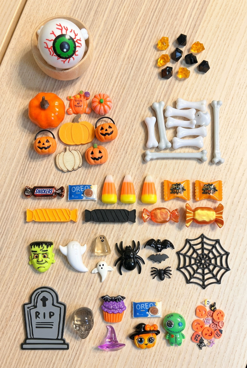 Mystery Bag: Halloween Charms &amp; Loose Parts