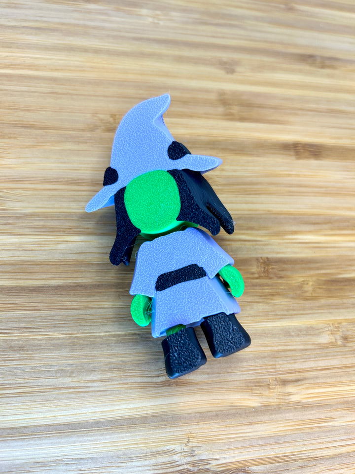 Articulated Witch Friend | 3D Printed Sensory Play Accessory