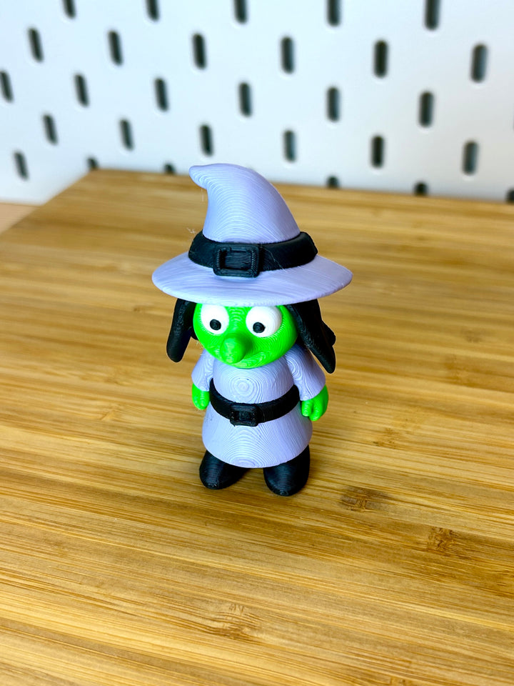 Articulated Witch Friend | 3D Printed Sensory Play Accessory
