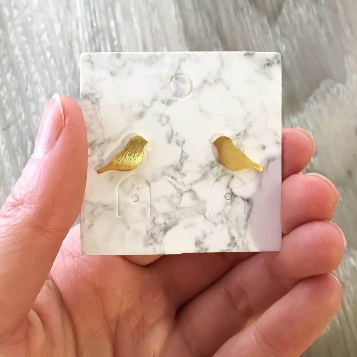 Boucles d'oreilles oiseaux, Boucles d'oreilles animaux, Bijoux oiseaux, Boucles d'oreilles minimalistes, Cadeau nature, Bijoux d'été, Boucles d'oreilles bohèmes, Or rose, Argent