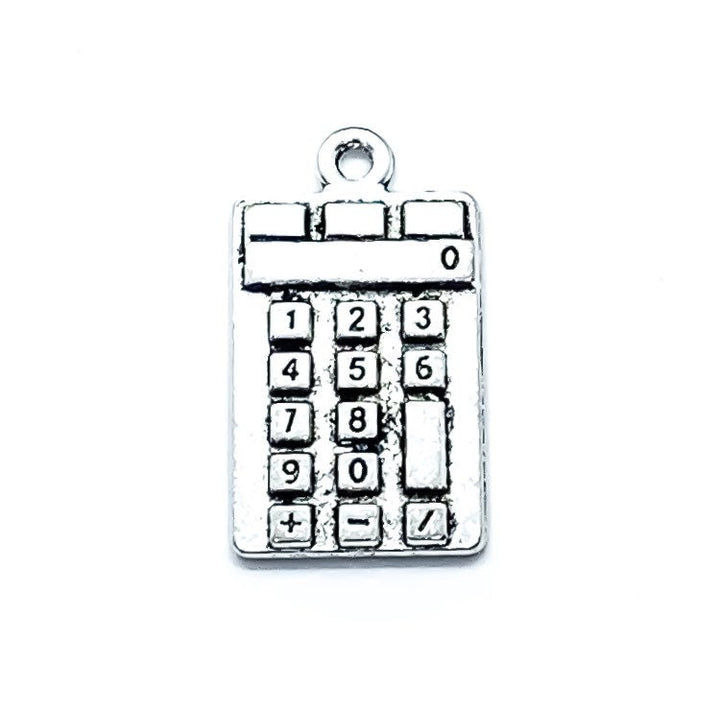 1 Calculator Charm, Individual Charms, School Charms, Teacher Charm, Education Charm, Math Charm, CPA, Accountant Gift, Math Gift
