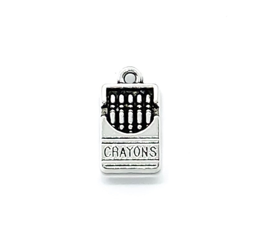 Breloque Crayons, Breloques individuelles, Breloques scolaires, Breloque enseignant(e), Breloque éducation, Breloque loisirs créatifs, Cadeau coloriage, Breloque maternelle, Crayons