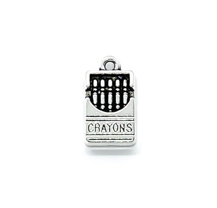 Breloque Crayons, Breloques individuelles, Breloques scolaires, Breloque enseignant(e), Breloque éducation, Breloque loisirs créatifs, Cadeau coloriage, Breloque maternelle, Crayons