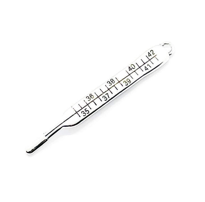 1 grande breloque thermomètre, breloques individuelles, breloques médicales, breloque infirmière, breloques médecin, breloques de température, apprêts, création de bijoux