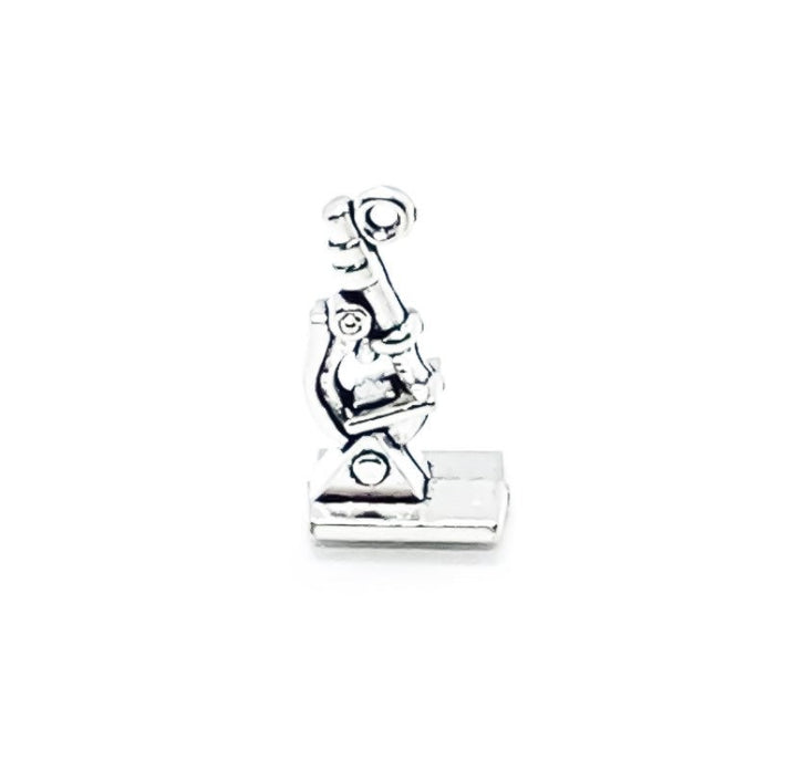 Breloque Microscope, Breloques individuelles, Breloques de laboratoire, Breloque université, Breloque lycée, Breloques scientifiques, Breloques biologie, Breloques médicales