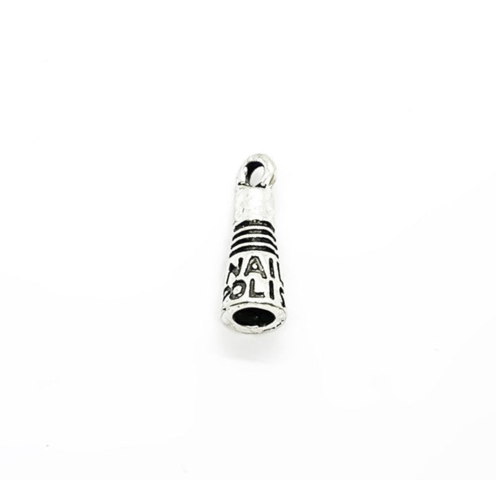 1 Breloque Vernis à Ongles, Breloques Esthéticienne, Breloque Personnalisée, Breloque Maquillage, Breloque Girlie, Breloque Adolescente, Breloque Manucure, Breloques Beauté