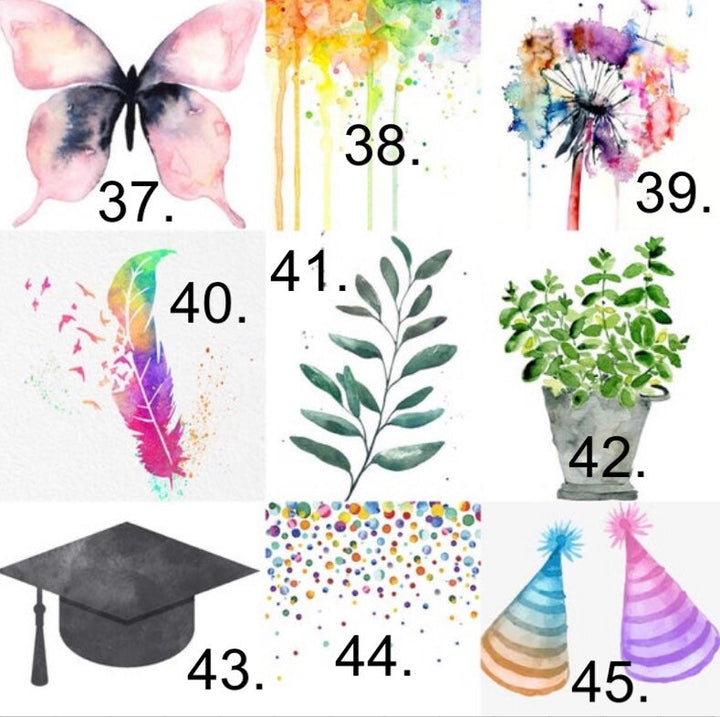 Add On Custom Message Card, Personalized