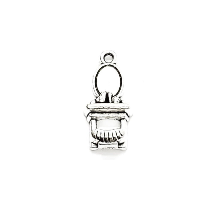 1 petit porte-clés maquillage, breloque beauté, breloque fille, breloque miroir, breloque ado, accro du shopping, cadeau pour maquilleuse