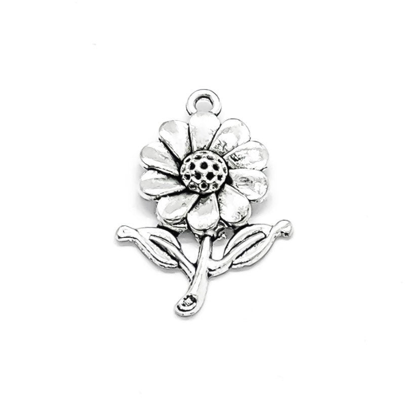 1 Breloque Fleur, Breloques de Jardinage, Cadeau pour Jardinier, Breloques de Jardin, Breloques Florales, Breloque Paysage, Breloques d'Après-Vie, Breloques de Printemps, Breloques d'Été