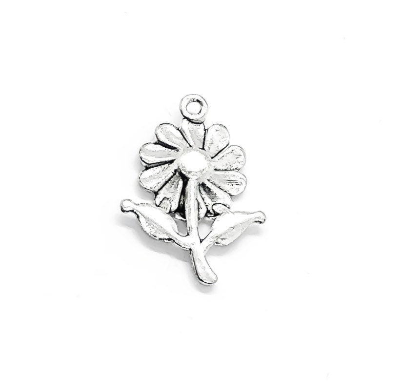 1 Breloque Fleur, Breloques de Jardinage, Cadeau pour Jardinier, Breloques de Jardin, Breloques Florales, Breloque Paysage, Breloques d'Après-Vie, Breloques de Printemps, Breloques d'Été