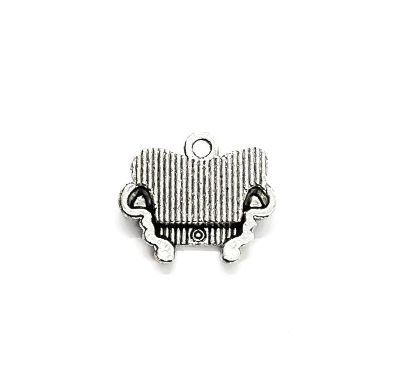 1 Petit canapé avec coussins - Breloque, Meubles, Breloques pour filles, Breloque, Mini canapé - Breloque pour ados, Breloques pour la maison, Breloque pour décoratrice d'intérieur