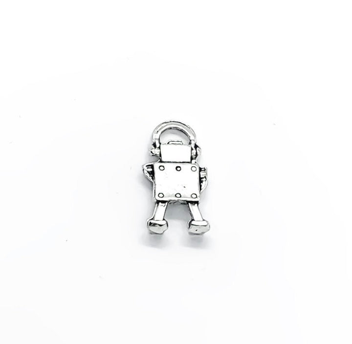 1 Breloque Petit Robot, Breloques Petit Garçon, Breloques Jouets, Breloques Électroniques, Bricolage, Breloques Mignonnes, Pendentifs Enfants